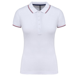 Polo manches courtes femme