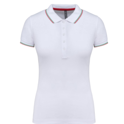 Polo manches courtes femme