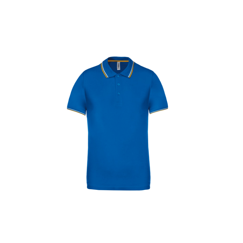 Polo maille piquée manches courtes homme