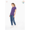 Polo piqué manches courtes femme