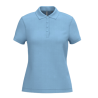 Polo piqué manches courtes femme