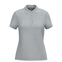 Polo piqué manches courtes femme