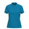 Polo piqué manches courtes femme