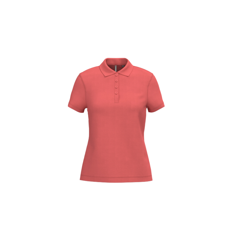 Polo piqué manches courtes femme Polo piqué manches courtes femme