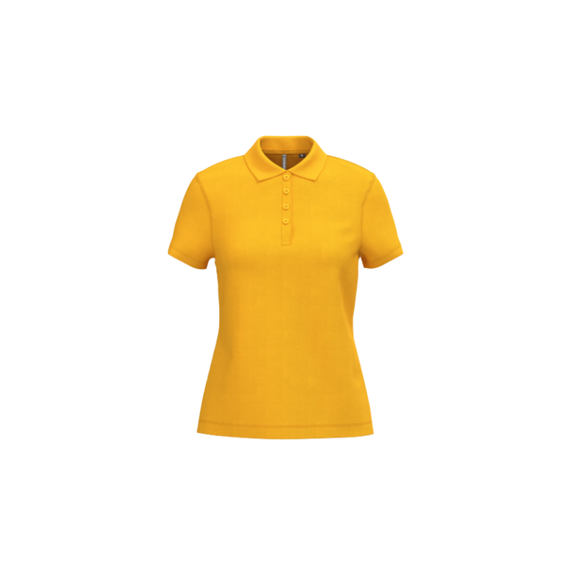 Polo piqué manches courtes femme Polo piqué manches courtes femme