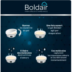 Gel destructeur d'odeurs fleur d'oranger - 300g - BOLDAIR