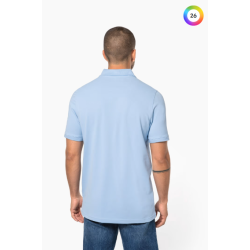 Polo piqué manches courtes homme