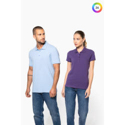 Polo piqué manches courtes homme