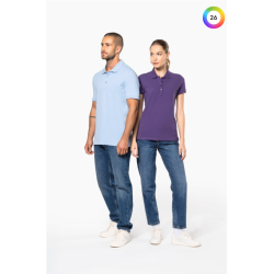 Polo piqué manches courtes homme
