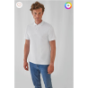 Polo à manches courtes piqué col plat homme