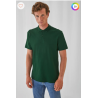 Polo à manches courtes piqué col plat homme