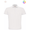 Polo à manches courtes piqué col plat homme