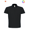 Polo à manches courtes piqué col plat homme
