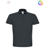 Polo à manches courtes piqué col plat homme
