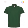 Polo à manches courtes piqué col plat homme