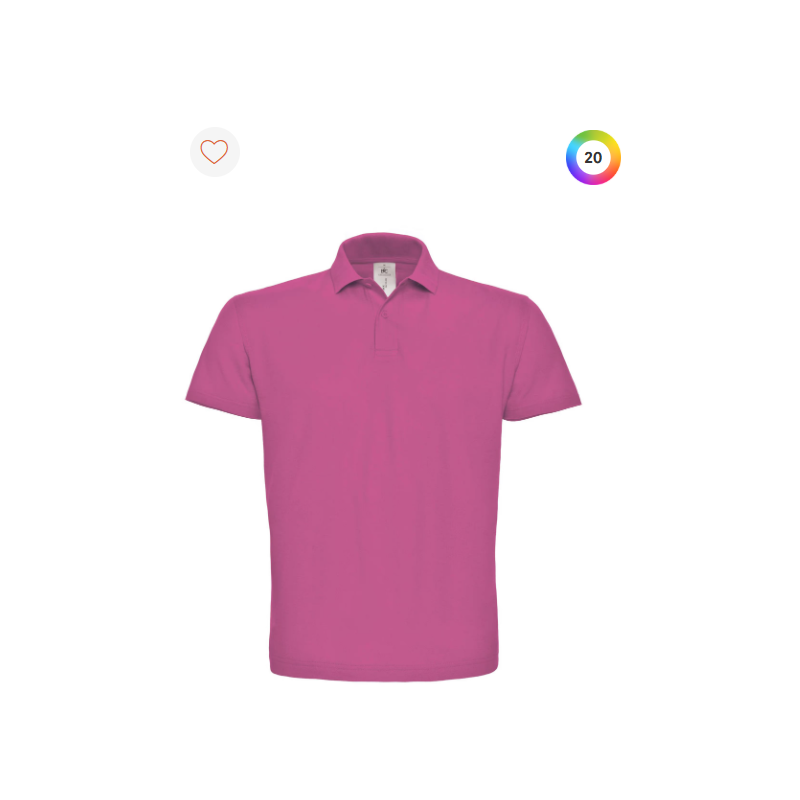 Polo à manches courtes piqué col plat homme Polo à manches courtes piqué col plat homme