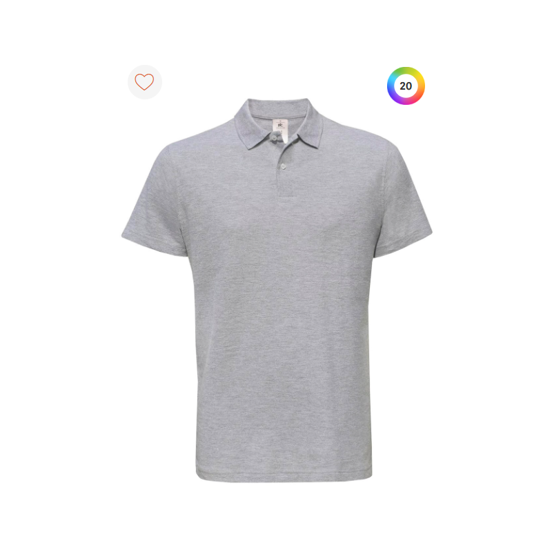 Polo à manches courtes piqué col plat homme Polo à manches courtes piqué col plat homme