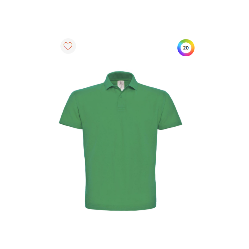 Polo à manches courtes piqué col plat homme Polo à manches courtes piqué col plat homme