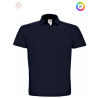 Polo à manches courtes piqué col plat homme