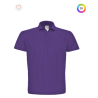 Polo à manches courtes piqué col plat homme