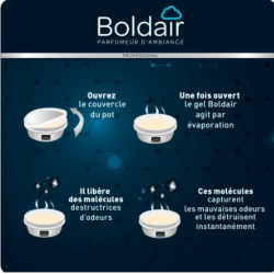 Gel destructeur d'odeurs karité monoï - 300g - BOLDAIR
