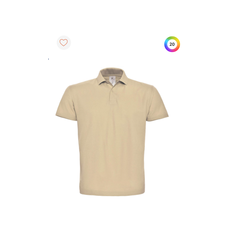 Polo à manches courtes piqué col plat homme Polo à manches courtes piqué col plat homme