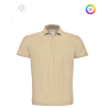 Polo à manches courtes piqué col plat homme