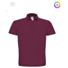 Polo à manches courtes piqué col plat homme