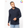 Polo piqué manches longues homme