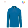 Polo piqué manches longues homme