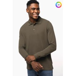 Polo manches longues homme