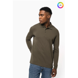 Polo manches longues homme