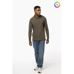 Polo manches longues homme