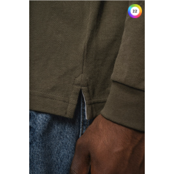 Polo manches longues homme