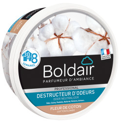 Gel destructeur d'odeurs fleur de coton - 300g - BOLDAIR