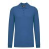Polo manches longues coton peigné homme