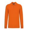 Polo manches longues coton peigné homme