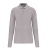 Polo manches longues coton peigné homme