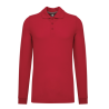 Polo manches longues coton peigné homme