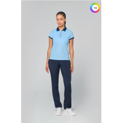 Polo piqué performance femme