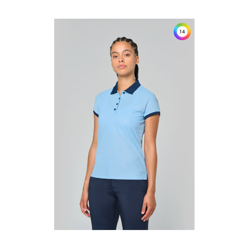 Polo piqué performance femme Polo piqué performance femme