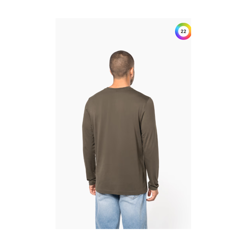 T-shirt col rond manches longues homme T-shirt col rond manches longues homme