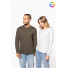T-shirt col rond manches longues homme