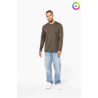 T-shirt col rond manches longues homme