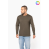 T-shirt col rond manches longues homme
