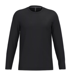 T-shirt col rond manches longues homme
