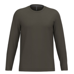 T-shirt col rond manches longues homme