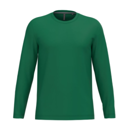 T-shirt col rond manches longues homme