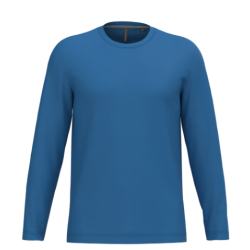 T-shirt col rond manches longues homme
