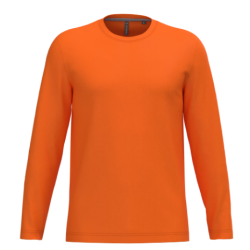 T-shirt col rond manches longues homme